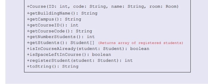 be created PROBLEM 3: Course Correction [40 points] Now that we have