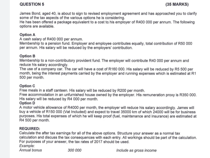  please , I need help with this QUESTION 5 (35 MARKS)