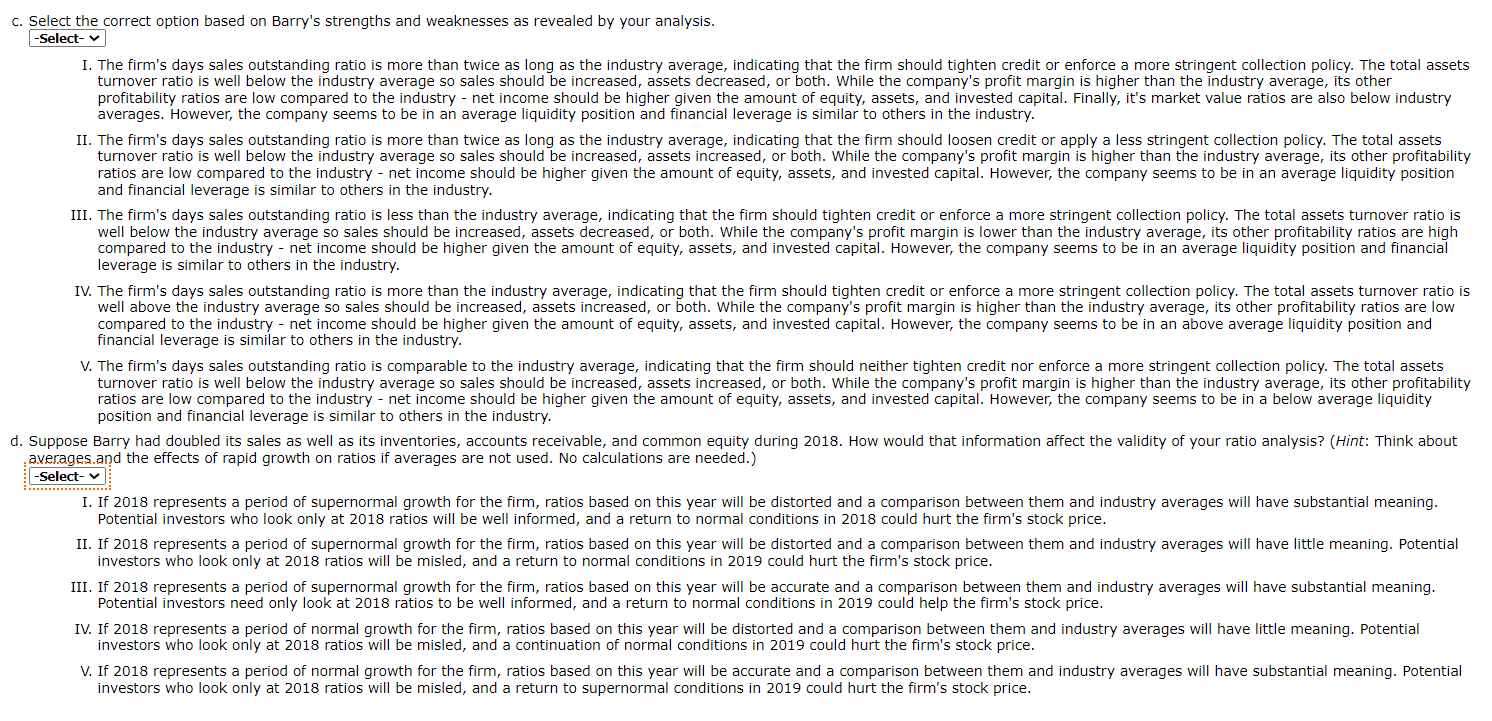 shares are shown in thousands too. Barry Computer Company: Balance Sheet as