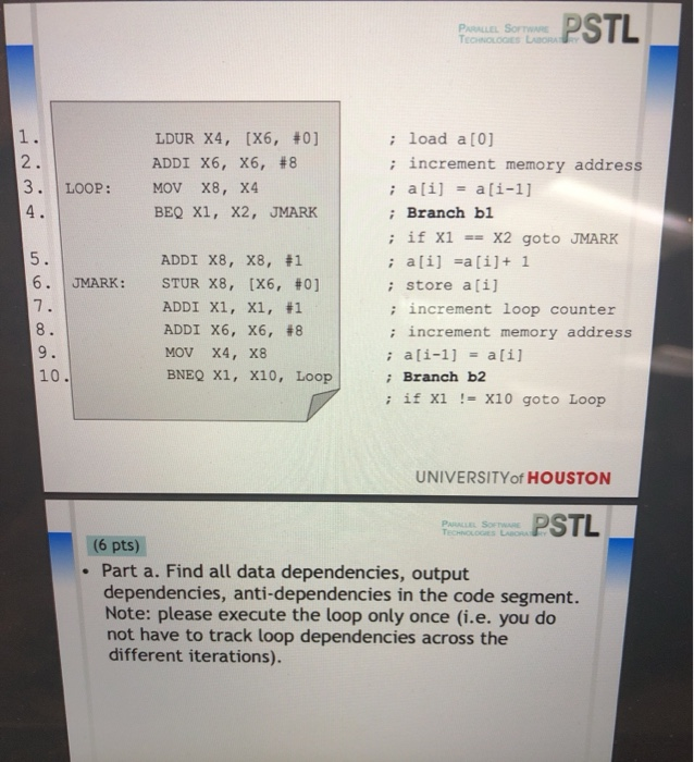 SOTA LDUR X4, ADDI x6, [X6, #0] x6, #8 ; load a[0]