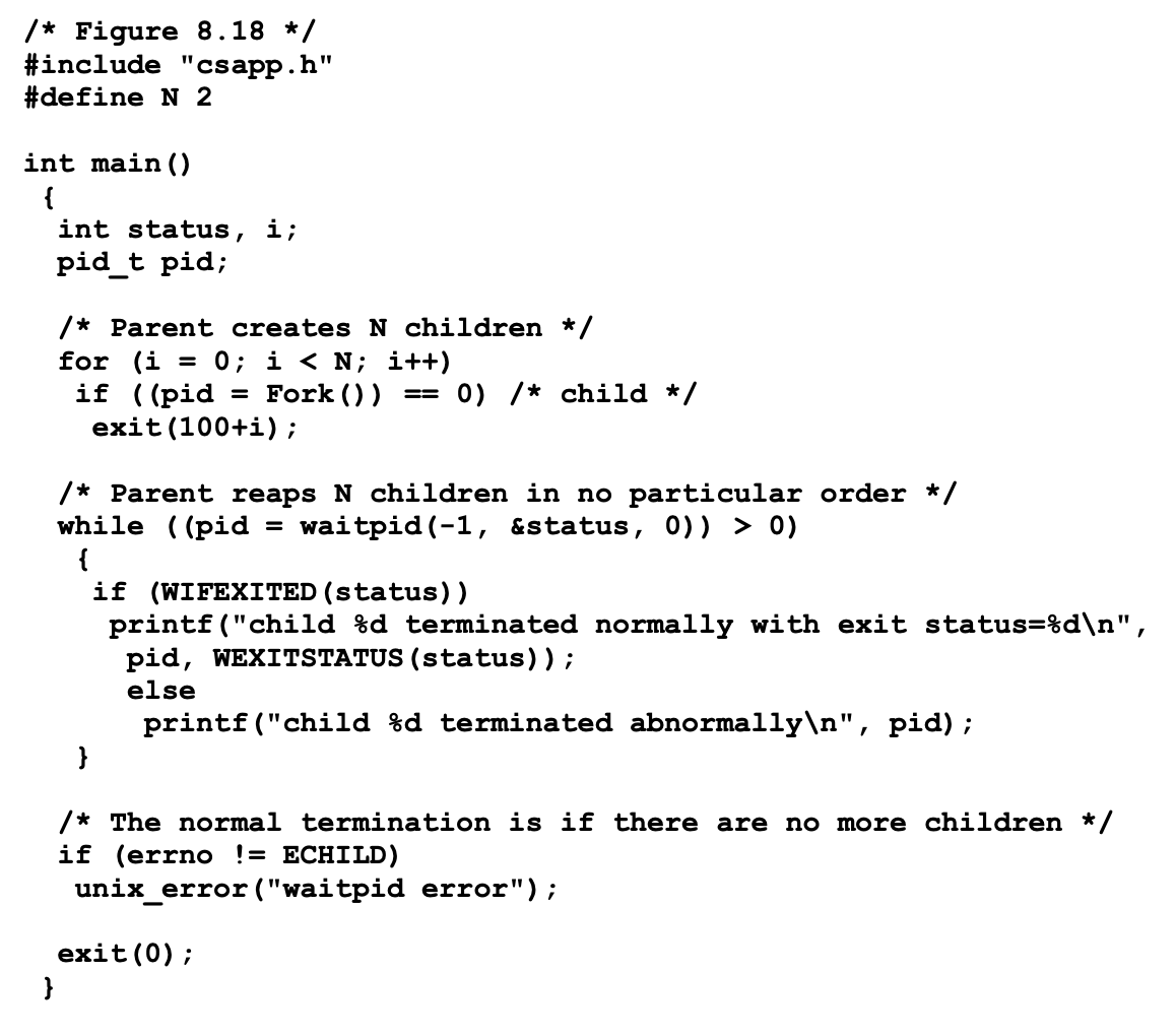 Modify the program in Figure 8.18 so that the following two