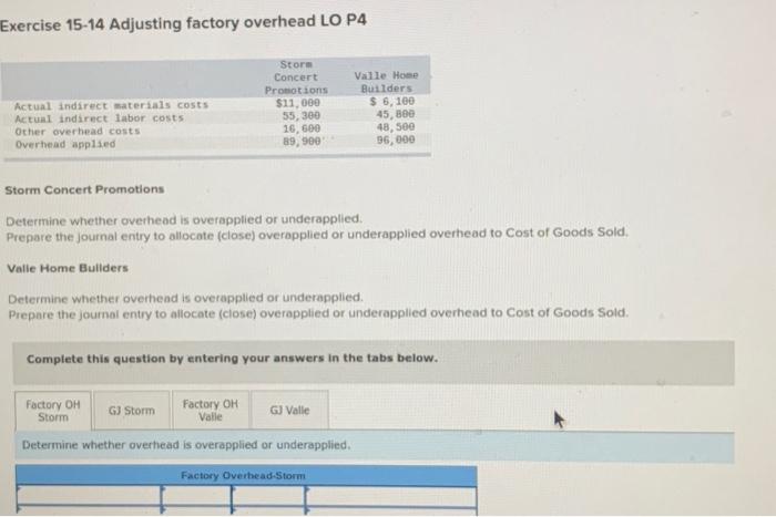  please complete the four required tabs thanks q15 Exercise 15-14 Adjusting