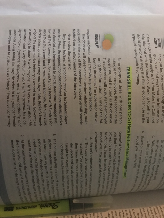  thoughts and observations to becker in his performance. answer as in