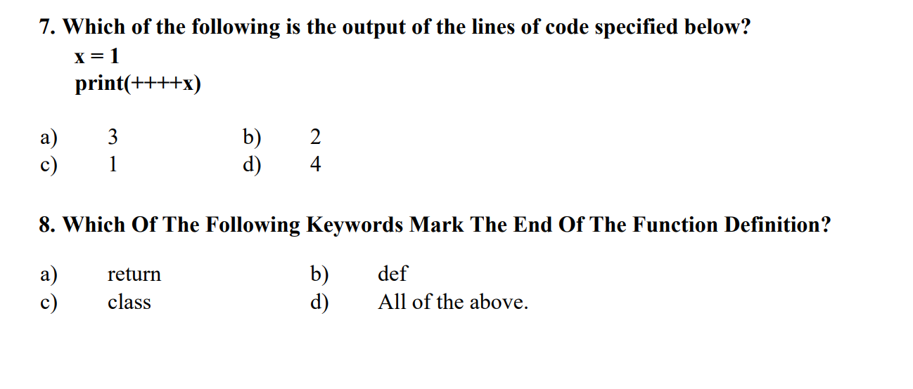 def f1(x = 1, y = 2): x=x+y 9 y += 1