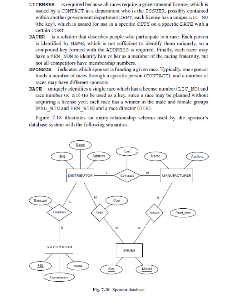 systems Q2- Build a Global Conceptual Schema (GCS) from the following given
