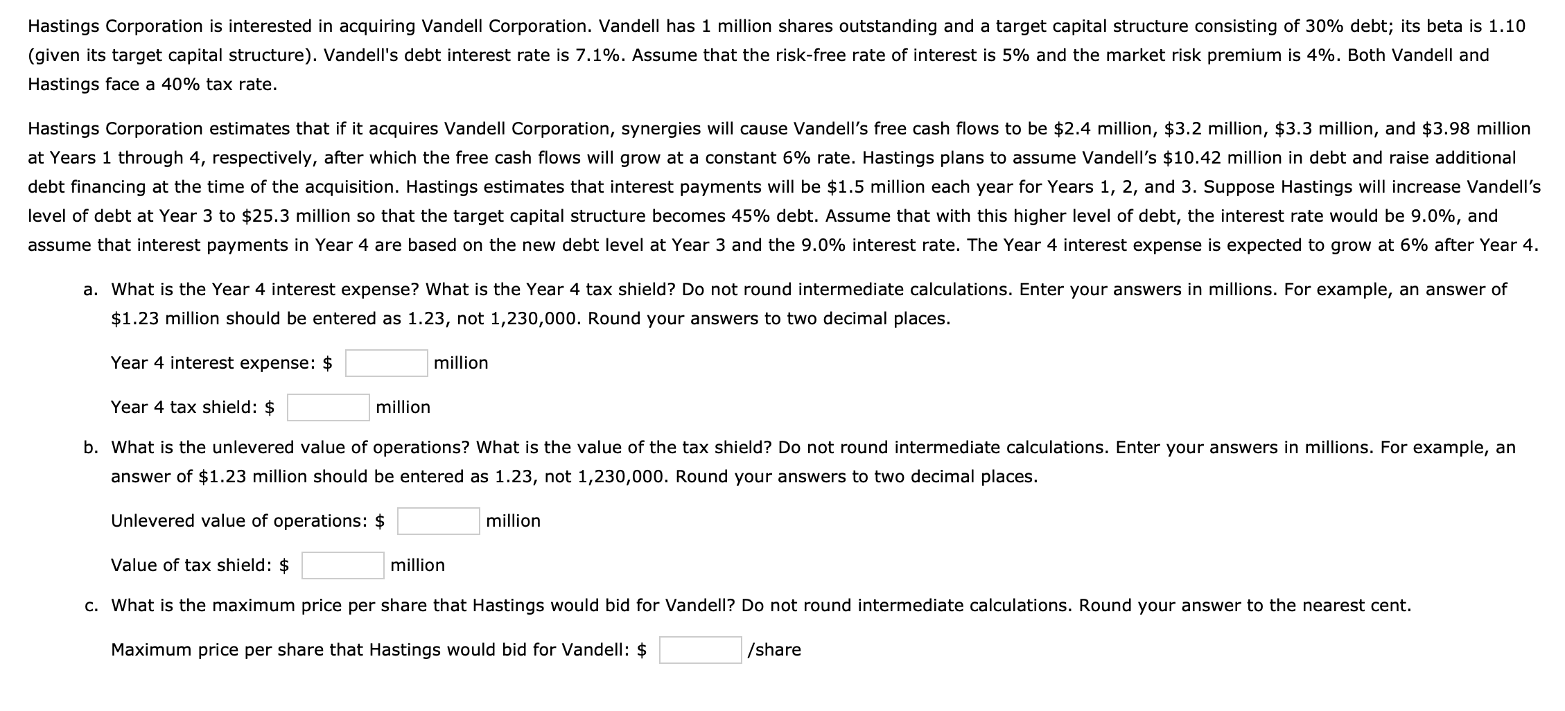  Please provide an Excel Solution if Possible 