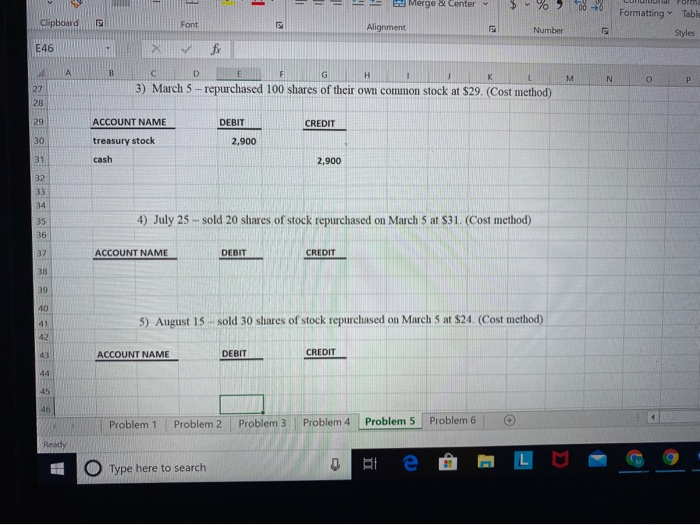 Delp company was involved in the following stock transactions for 2019, 5