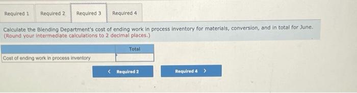 Work in process, ending Percent Completed Units Materials Conversion 72,000 709 409