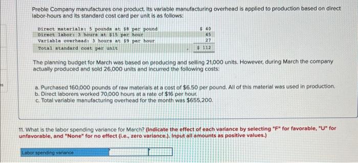 units and incurred the following costs: a. Purchased 160,000 pounds of raw