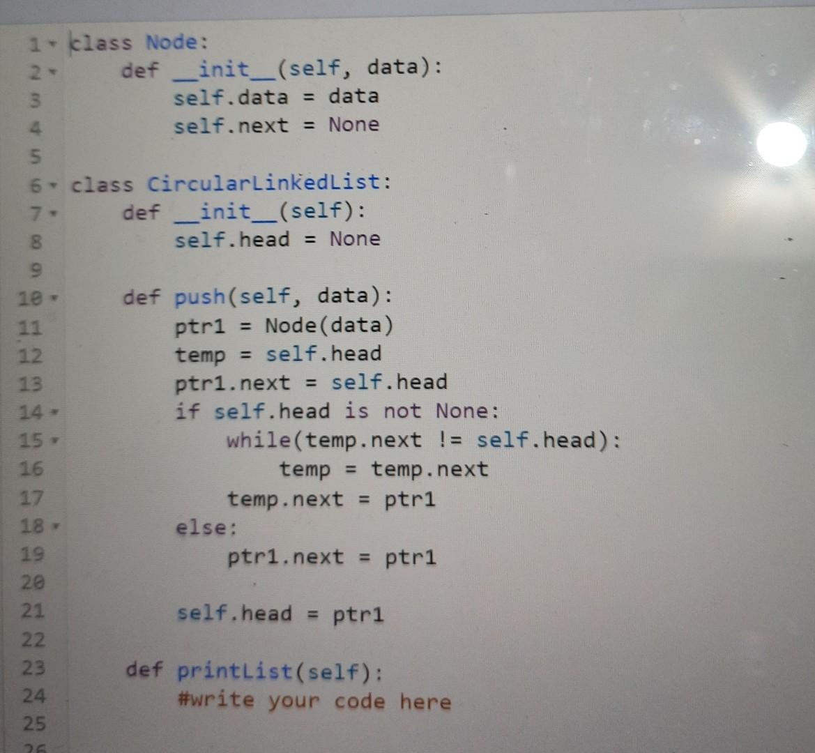 list as an argument and prints all the elements of the list