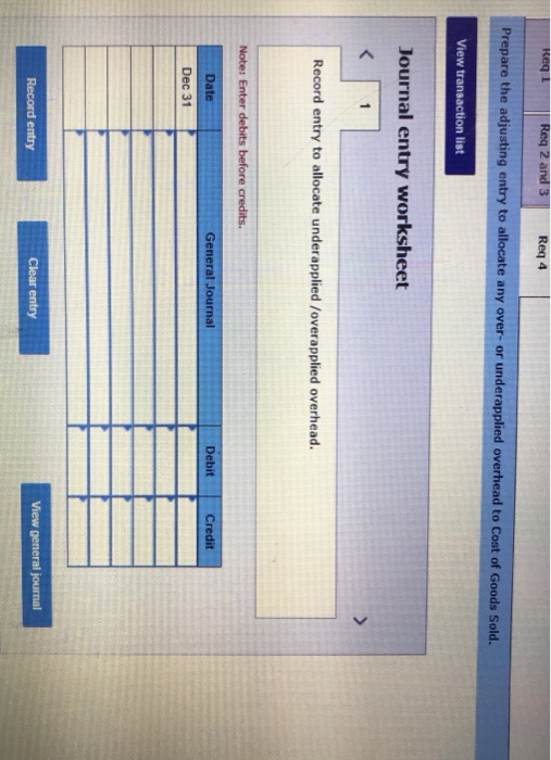 show that actual overhead costs for the year are $1,571,300. Actual direct