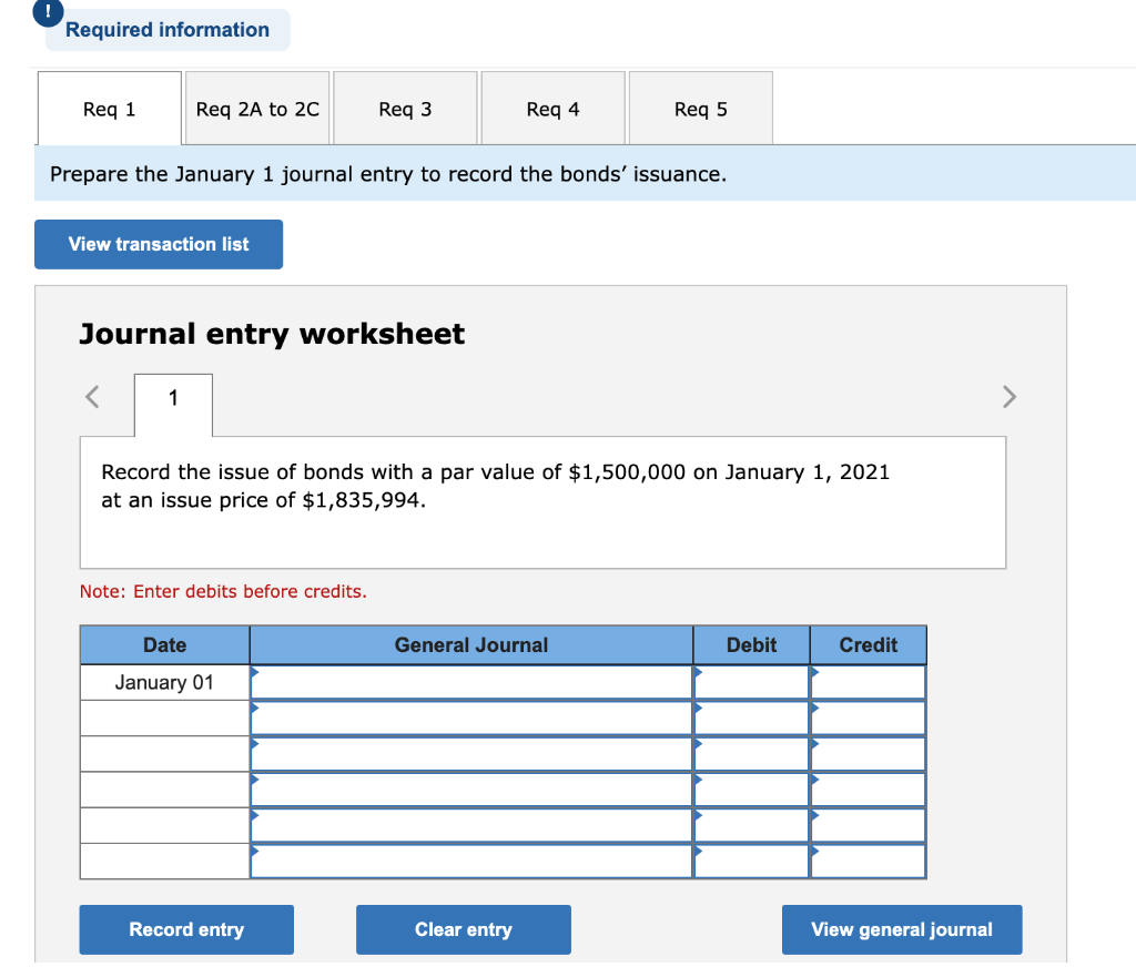 [The following information applies to the questions displayed below.] Hillside issues $1,500,000