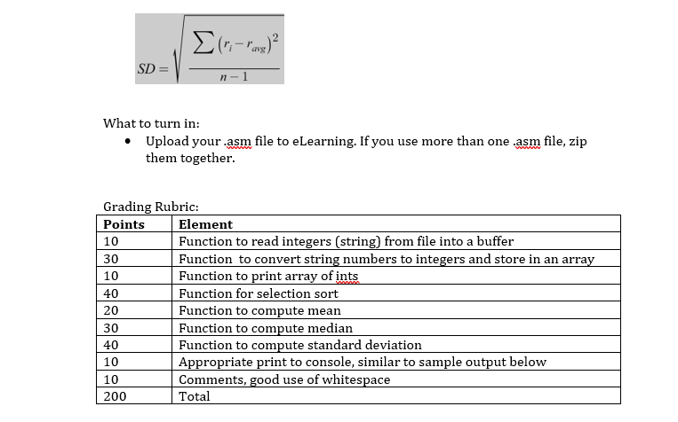 is a sample for reference. Thanks! :) please use the sample output