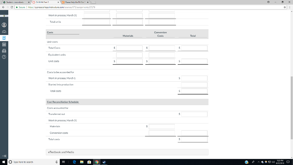 Quik Furniture Company has the following production and manufacturing cost data for