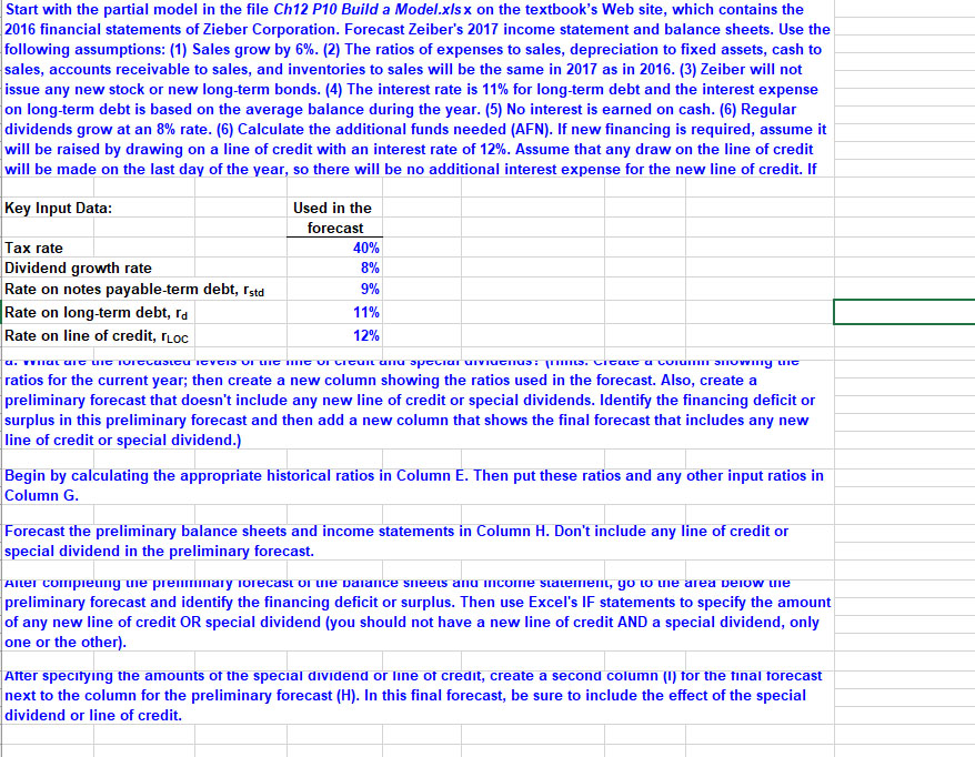 Please show the formulas to solve in excel please show how to