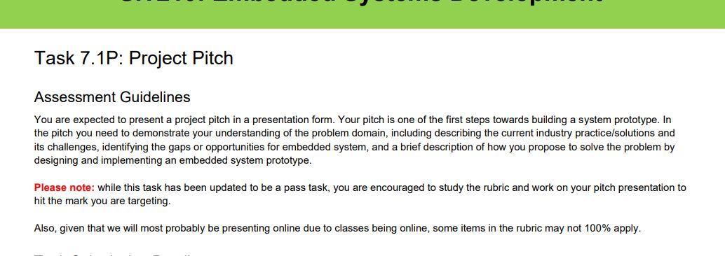  Embedded device projects with argon particle and raspberry pi Task 7.1P: