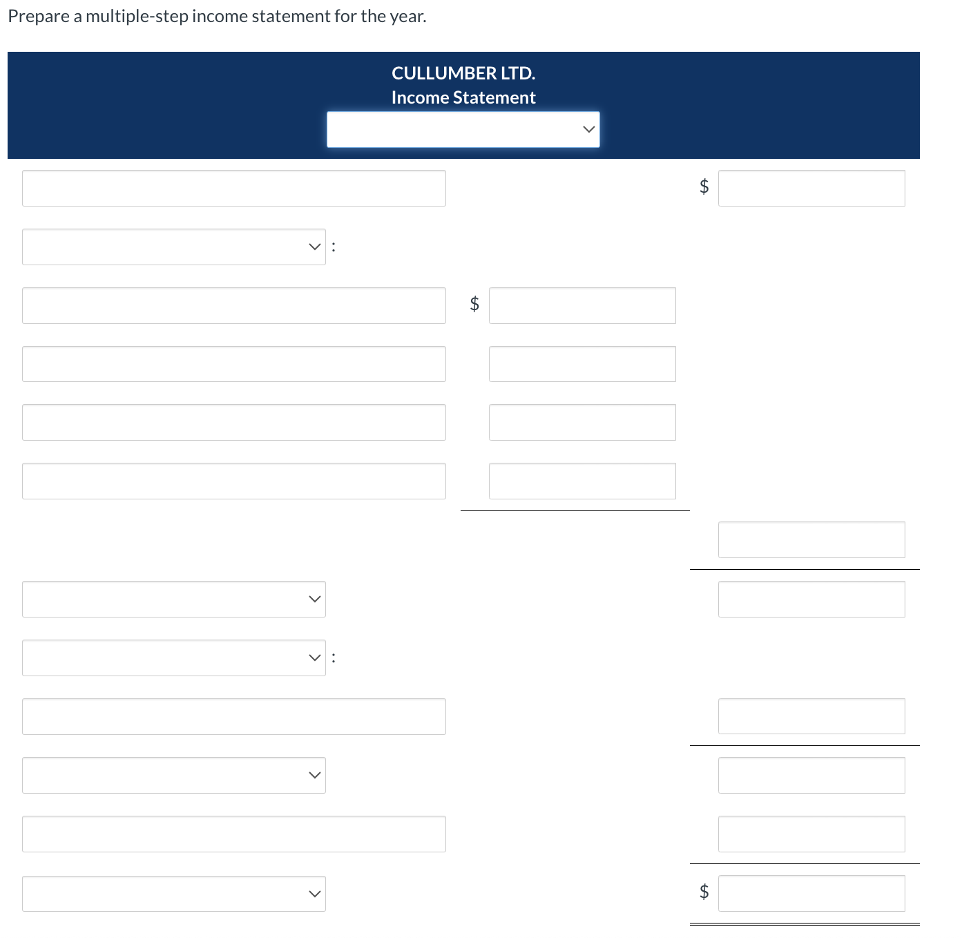 is a private corporation reporting under ASPE. It has recorded all necessary