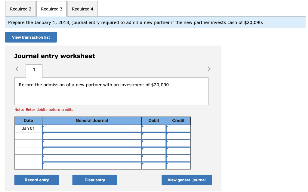 her business. She envisions the new partner taking the lead in generating