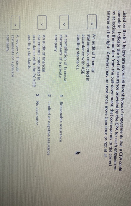 of audit test it represents by picking the number from the pull