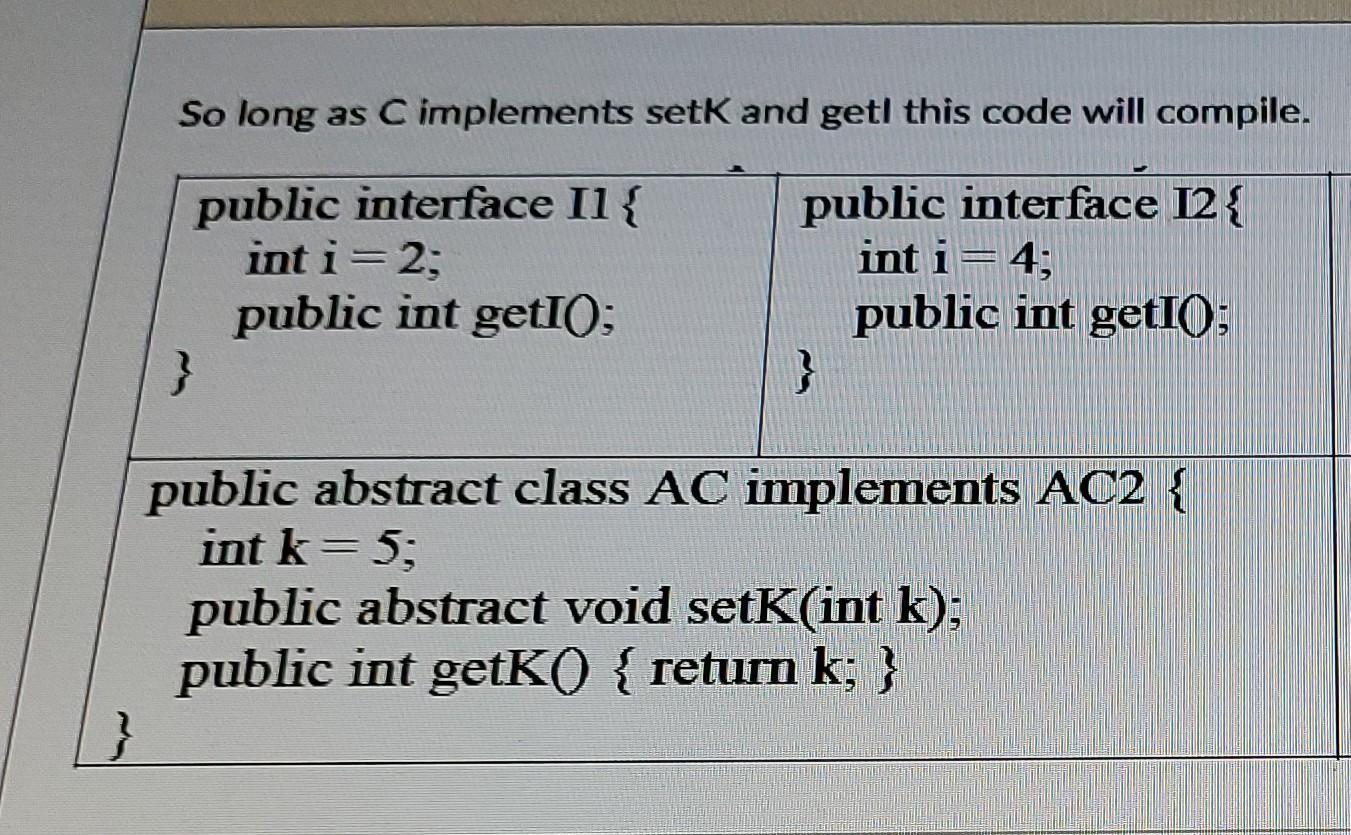  9, true or false for this question? So long as C