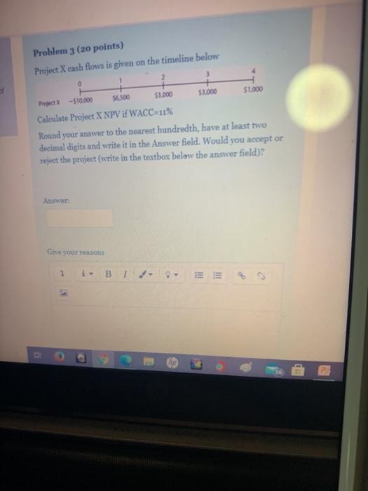 the projects' cash flows (i a. Calculate the projects' NPVs, IRRs, regular