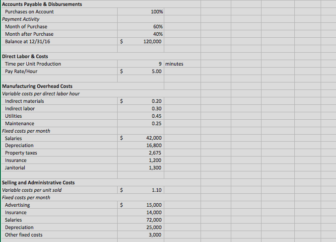 the Solutions tab of this workbook. For the first quarter of 2017,