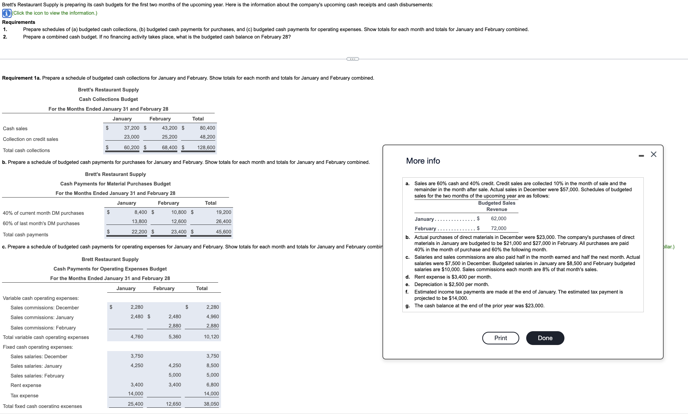 For this question just please explain and solve the last part!