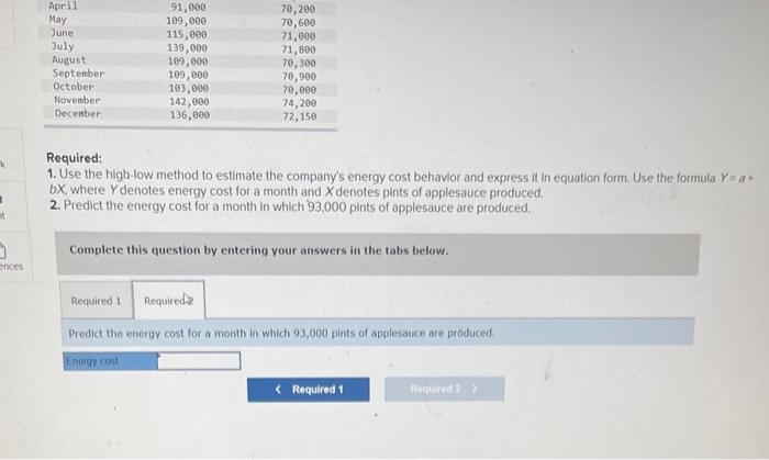 his own company to produce and package applesauce. Apples can be stored