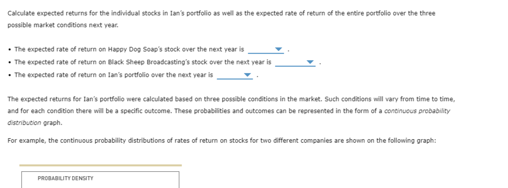 measure of the average (mean) value expected to occur during all possible