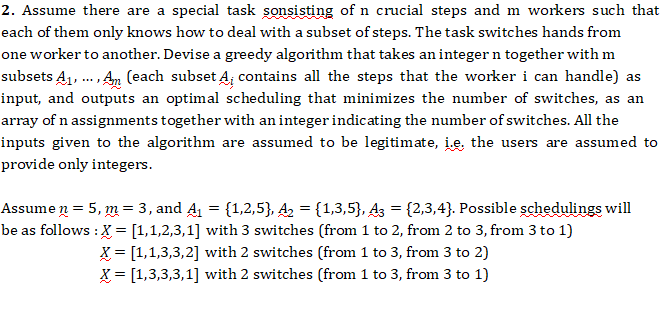  ________________________________________________________________________ the code should work on the following inputs and the