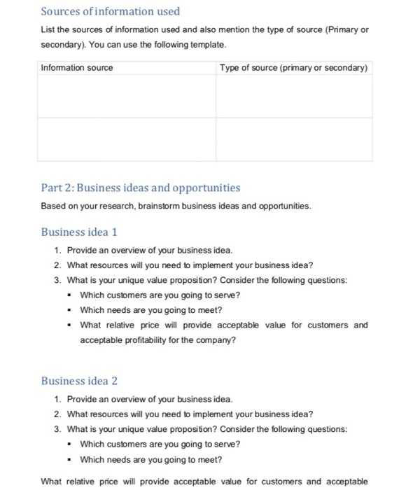 business opportunity and present the idea. Resources include Learner Activity Workbook PowerPoint