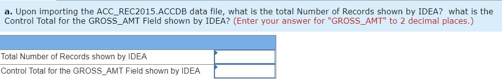 For this exercise, your client, Bright IDEAs Inc., has provided you with