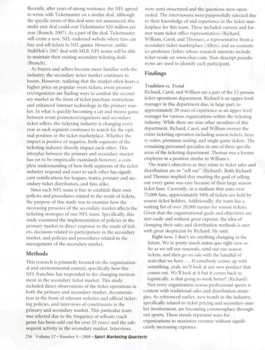 price their tickets in the primary market? How do the factors involved