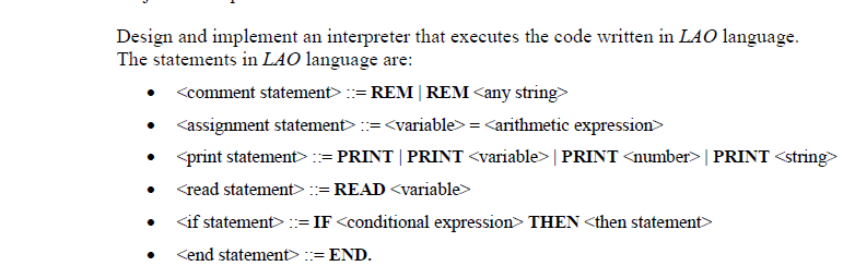 Interpreter in C++ with bool. Please help me. I need this program