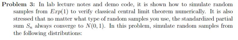 Problem 3: In lab lecture notes and demo code, t is