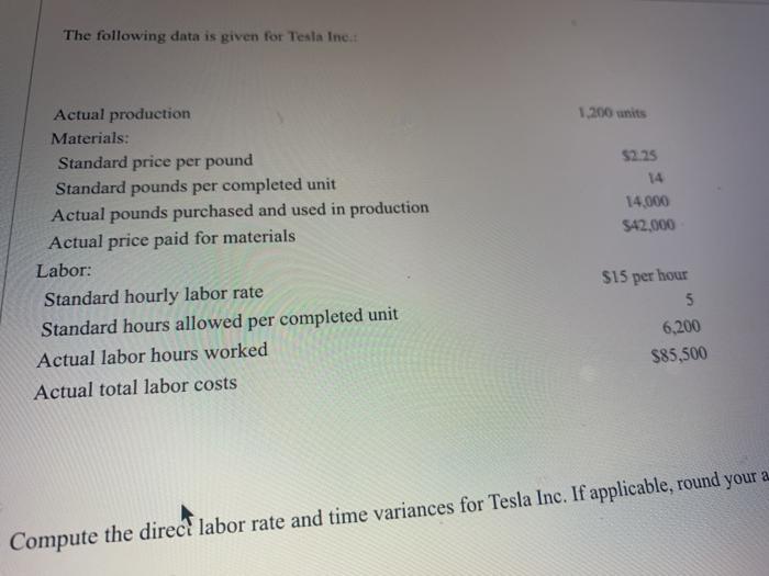  if applicable round to two decimal spaces The following data is