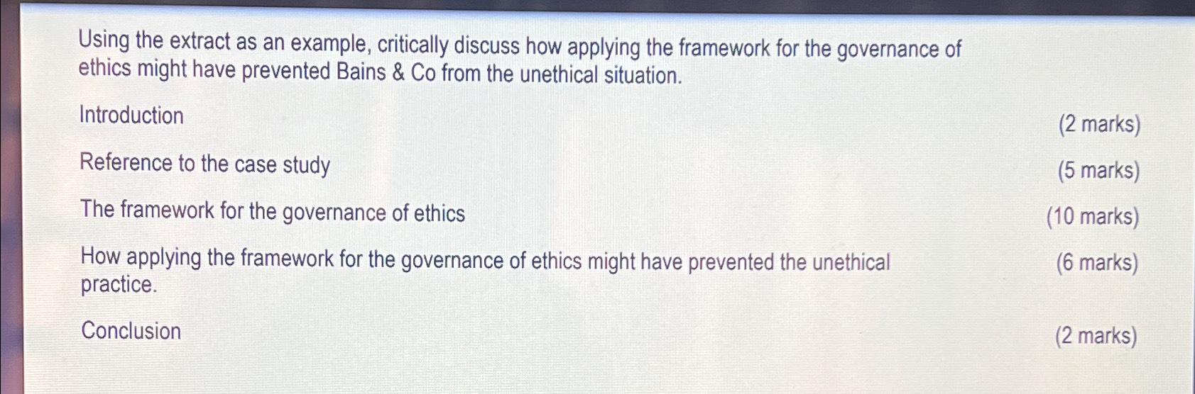  Using the extract as an example, critically discuss how applying the