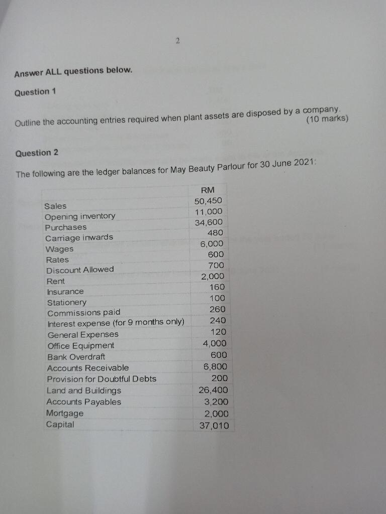 3 Below is the additional information which was left out by