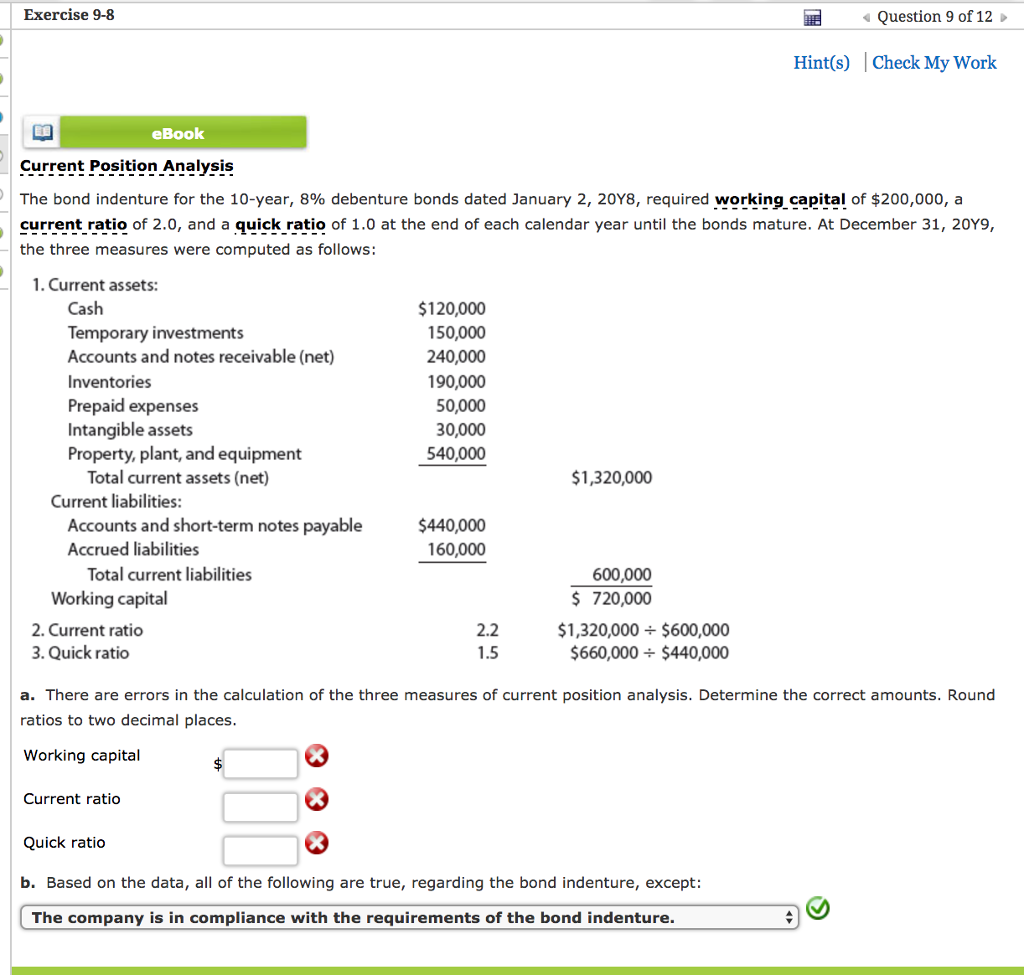 Hi, I'd like help with this question please. Thanks! Current Position Analysis