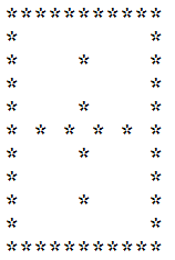 complete get_something() function below to solve the pattern: Format Input The input