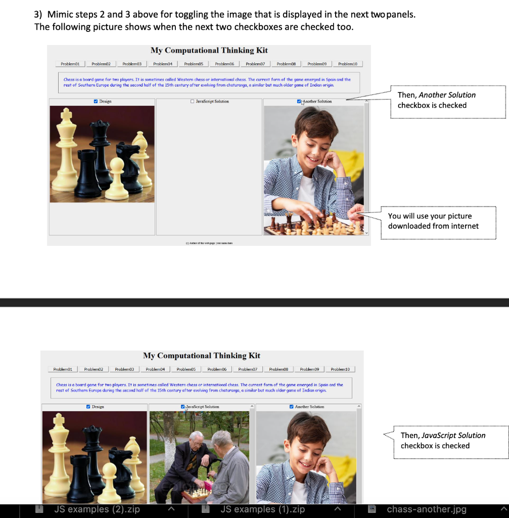 myLearningKit_Ex1.html to a new file named myLearningKit_Ex2.html. Copy myLearningKit_Ex1.js to a new