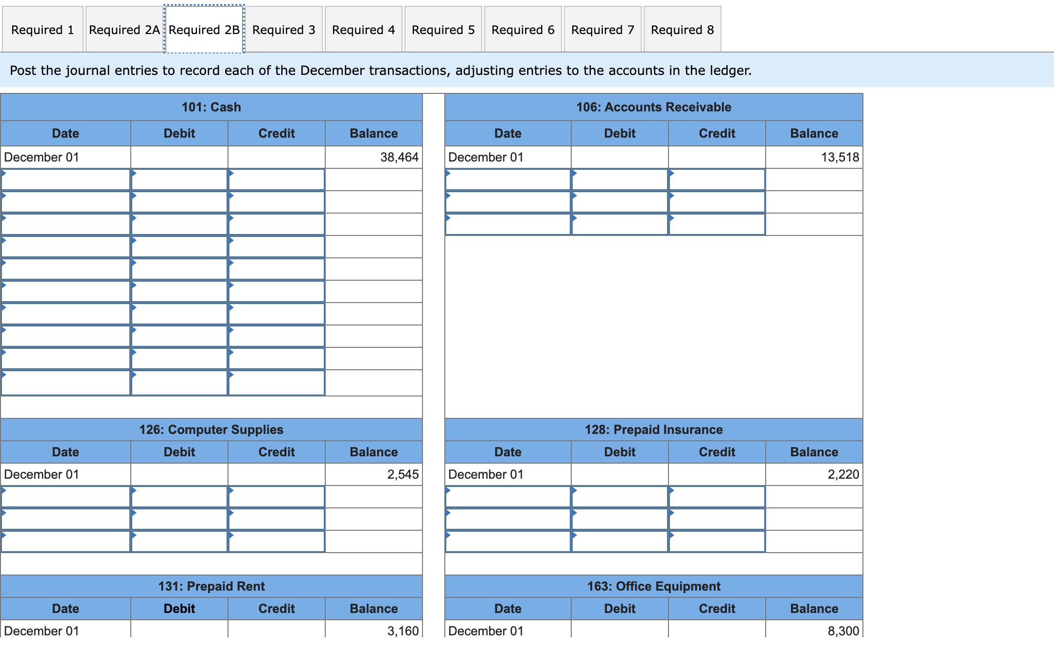 to the accounts in the ledger. After the success of the company's