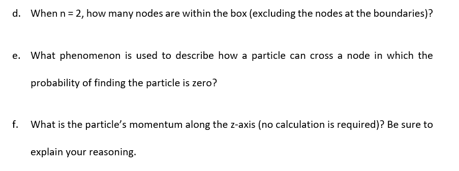 d. When n=2, how many nodes are within the box (excluding