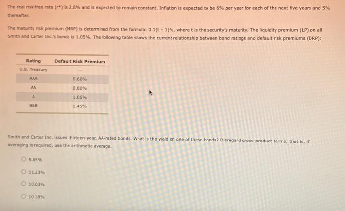  The real risivtre rate (r) is 2.8% and is expected to