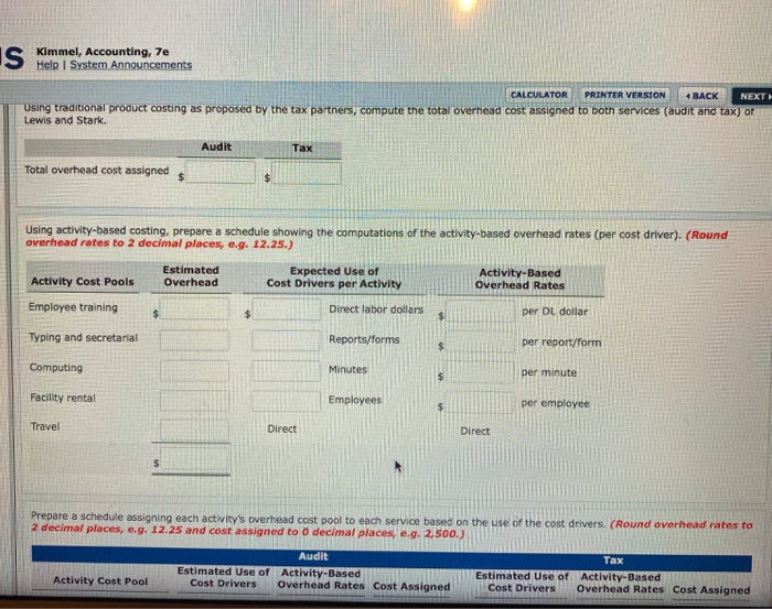 BACK NEXT Problem 17-05A a, b1-b2 Lewis and Stark is a public