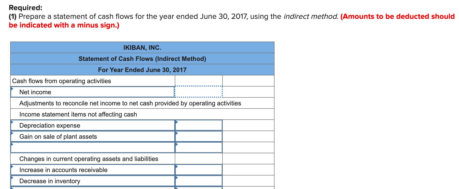 INC. Comparative Balance Sheets June 30, 2017 and 2016 2017 Assets Cash