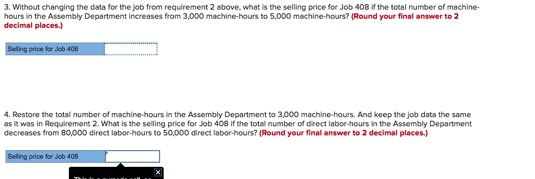 the total fixed manufacturing overhead cost for the Milling Department in Data