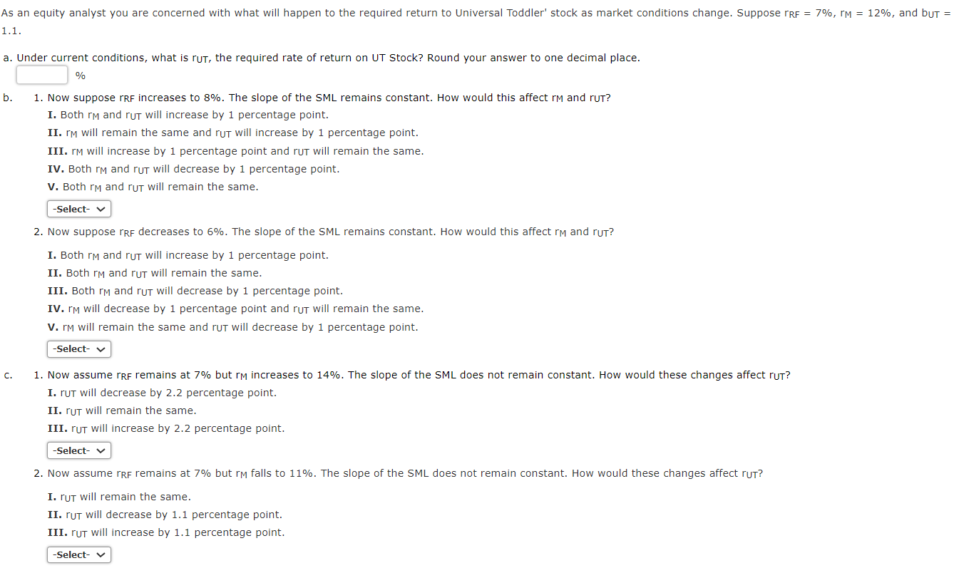  As an equity analyst you are concerned with what will happen