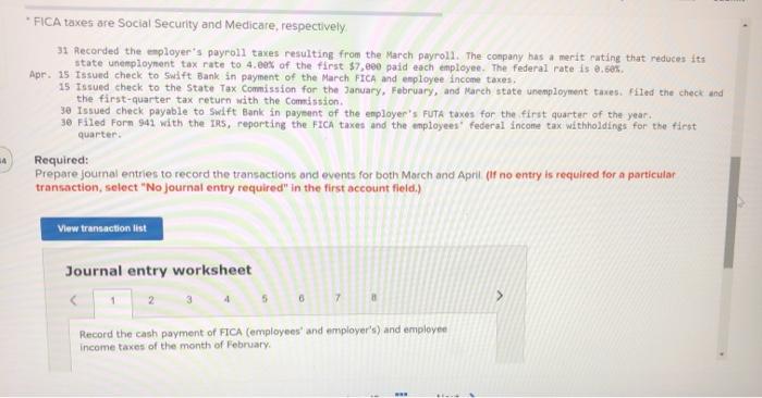  Saved Help Save & Exit Su Problem 9-6AA Entries for payroll