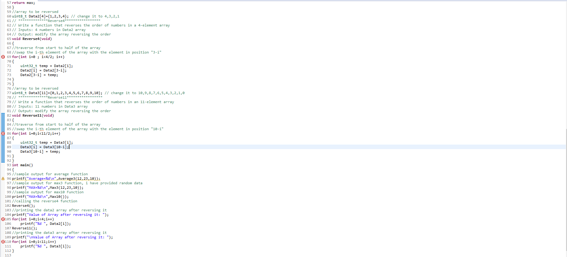 developed code for my class that I am part of but I